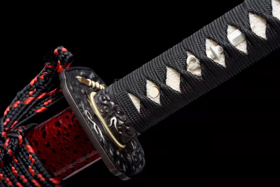 Katana Raksha T10 Clay Tempered Red Saya 羅剎 | KatanaSwordArt Katana For Sale 2025