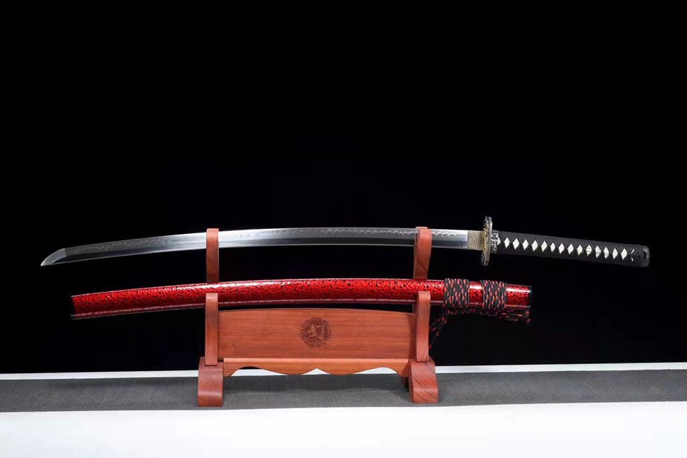 Katana Raksha T10 Clay Tempered Red Saya 羅剎 | KatanaSwordArt Katana For Sale 2025