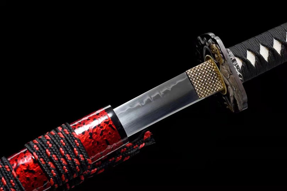 Katana Raksha T10 Clay Tempered Red Saya 羅剎 | KatanaSwordArt Katana For Sale 2025