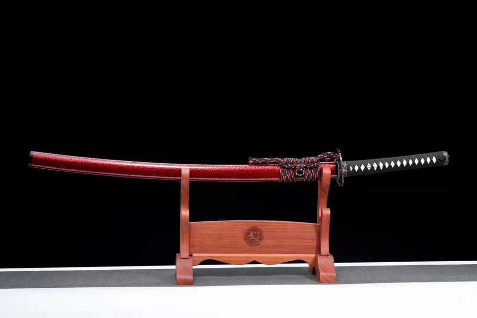 Katana Raksha T10 Clay Tempered Red Saya 羅剎 | KatanaSwordArt Katana For Sale 2025