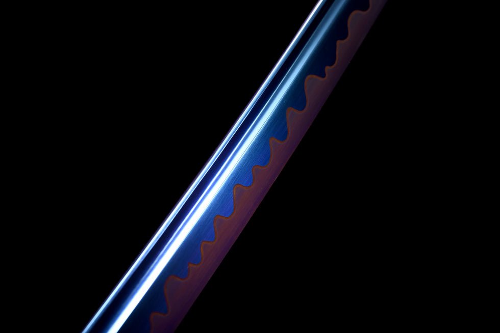 Katana Blue Sky Spring Steel Blue Blade 藍天 | KatanaSwordArt Katana For Sale