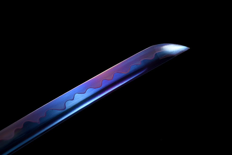 Katana Blue Sky Spring Steel Blue Blade 藍天 | KatanaSwordArt Katana For Sale