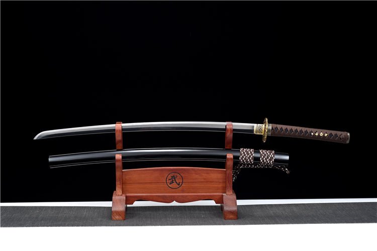 Katana Candle Dragon Manganese Steel Black Blade 燭龍 | KatanaSwordArt Katana For Sale
