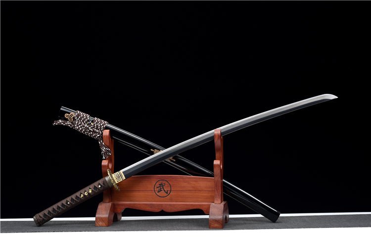 Katana Candle Dragon Manganese Steel Black Blade 燭龍 | KatanaSwordArt Katana For Sale
