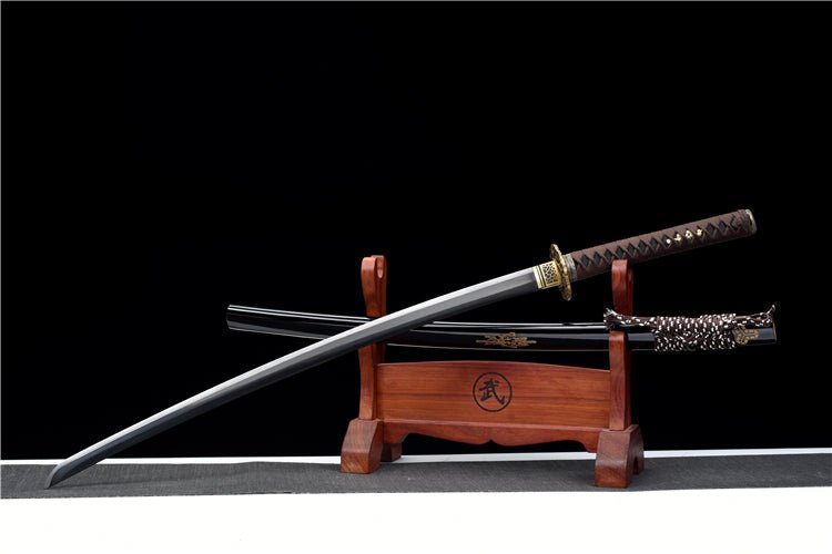Katana Candle Dragon Manganese Steel Black Blade 燭龍 | KatanaSwordArt Katana For Sale