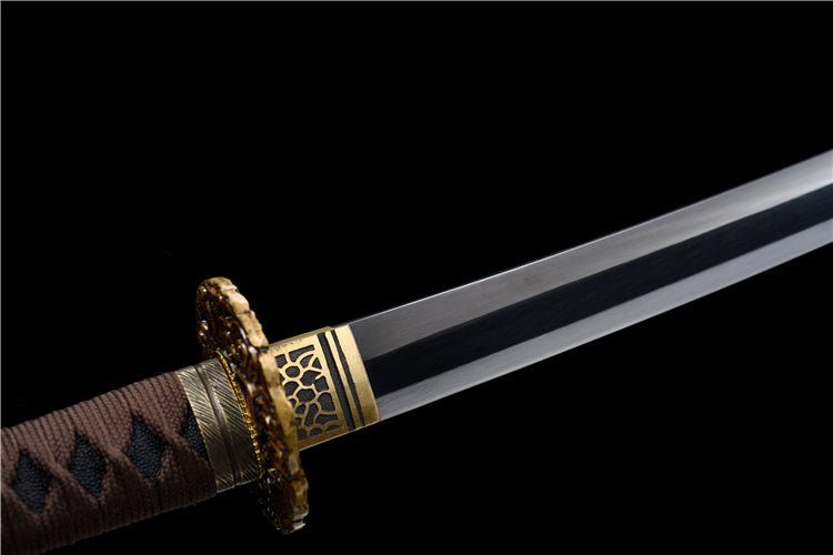 Katana Candle Dragon Manganese Steel Black Blade 燭龍 | KatanaSwordArt Katana For Sale