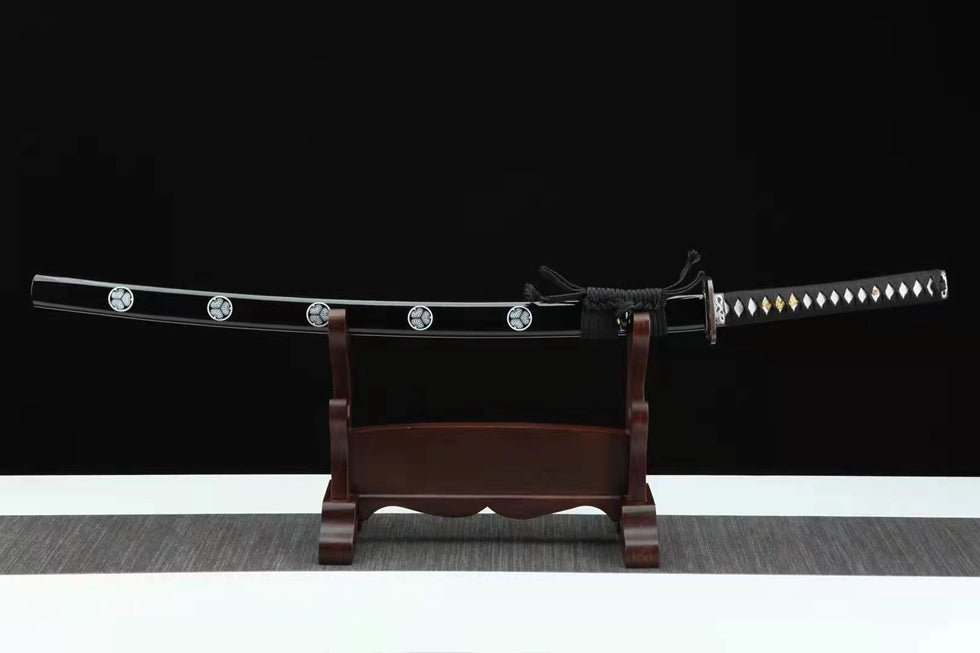 Katana ChaoFeng Manganese Steel Black Blade 嘲風 | KatanaSwordArt Katana For Sale