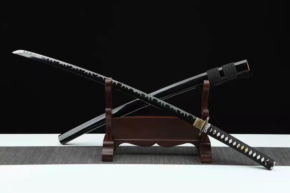 Katana ChaoFeng Manganese Steel Black Blade 嘲風 | KatanaSwordArt Katana For Sale