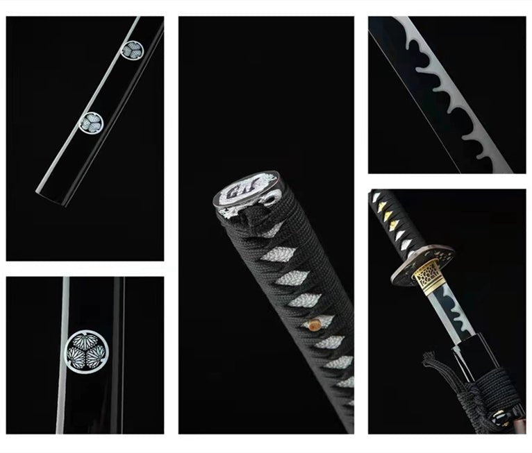 Katana ChaoFeng Manganese Steel Black Blade 嘲風 | KatanaSwordArt Katana For Sale