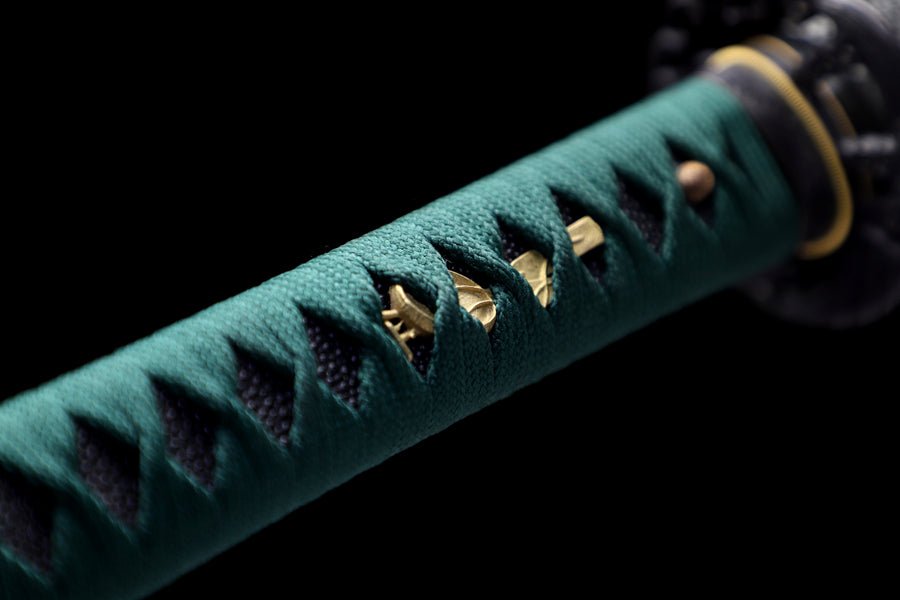 Katana Cloud Chop T10 Clay Tempered Ray Skin Black Saya 雲斬 | KatanaSwordArt Katana For Sale