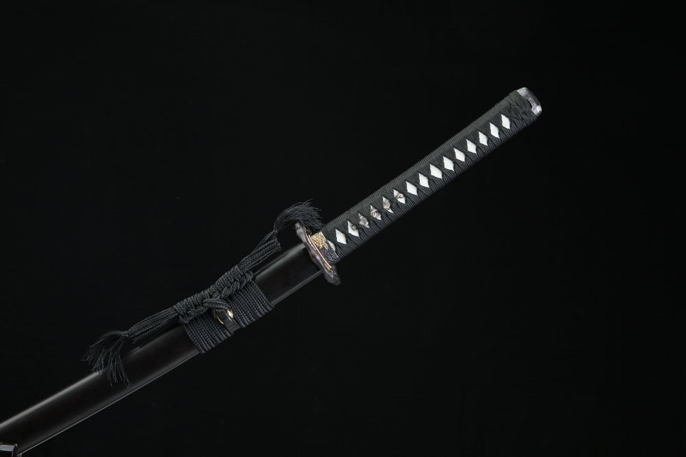 Katana Cloud Dragon Damascus Folded Clay Tempered Ebony Saya 耀龍 | KatanaSwordArt Katana For Sale 2025