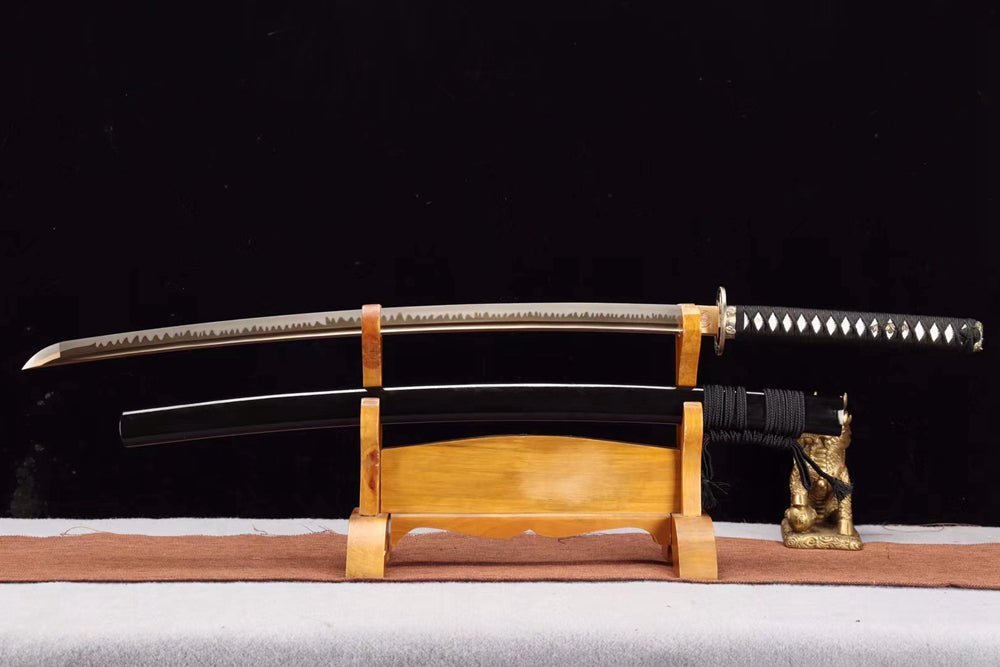 Katana Clover Manganese Steel Golden Blade 三葉草 | KatanaSwordArt Katana For Sale