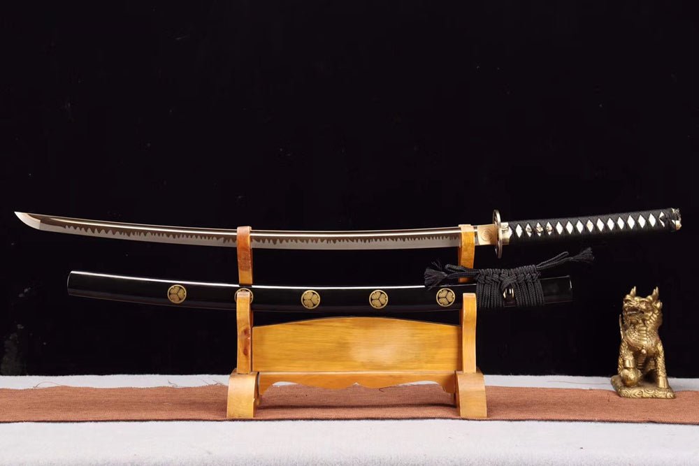 Katana Clover Manganese Steel Golden Blade 三葉草 | KatanaSwordArt Katana For Sale