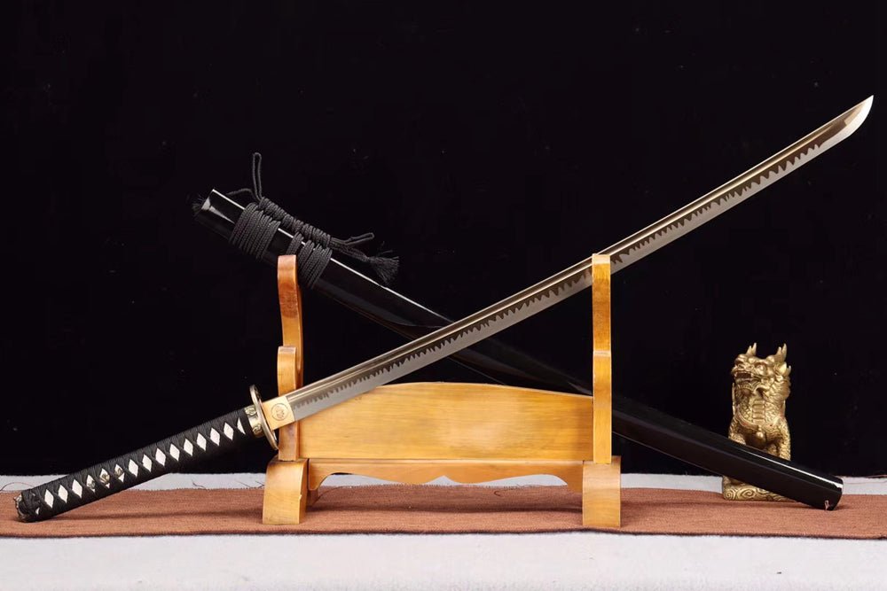 Katana Clover Manganese Steel Golden Blade 三葉草 | KatanaSwordArt Katana For Sale