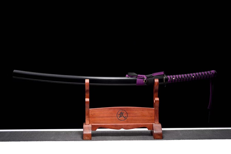 Katana Demon Slayer Medium Carbon Steel Black Blade 鬼滅の刃 | KatanaSwordArt Katana For Sale