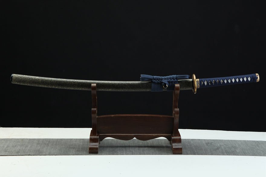 Katana Double Dragons T10 Clay Tempered Black Saya 雙龍 | KatanaSwordArt Katana For Sale