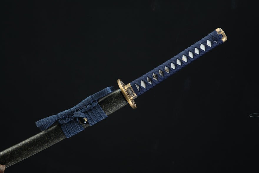 Katana Double Dragons T10 Clay Tempered Black Saya 雙龍 | KatanaSwordArt Katana For Sale