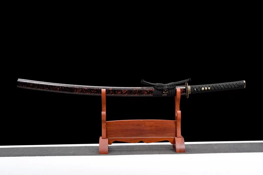 Katana Dragon Totem T10 Clay Tempered Red Saya 龍圖騰 | KatanaSwordArt Katana For Sale