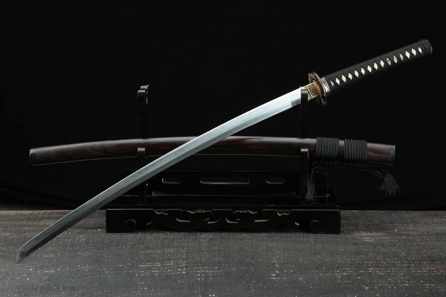 Katana Dragonfly Damascus Folded Clay Tempered 蜻蜓 | KatanaSwordArt Katana For Sale 2025