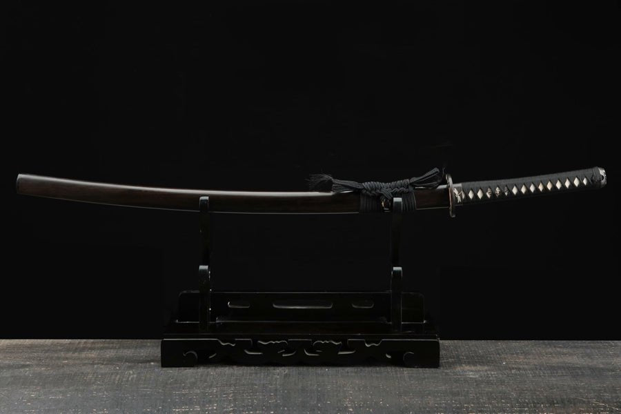 Katana Dragonfly Damascus Folded Clay Tempered 蜻蜓 | KatanaSwordArt Katana For Sale 2025