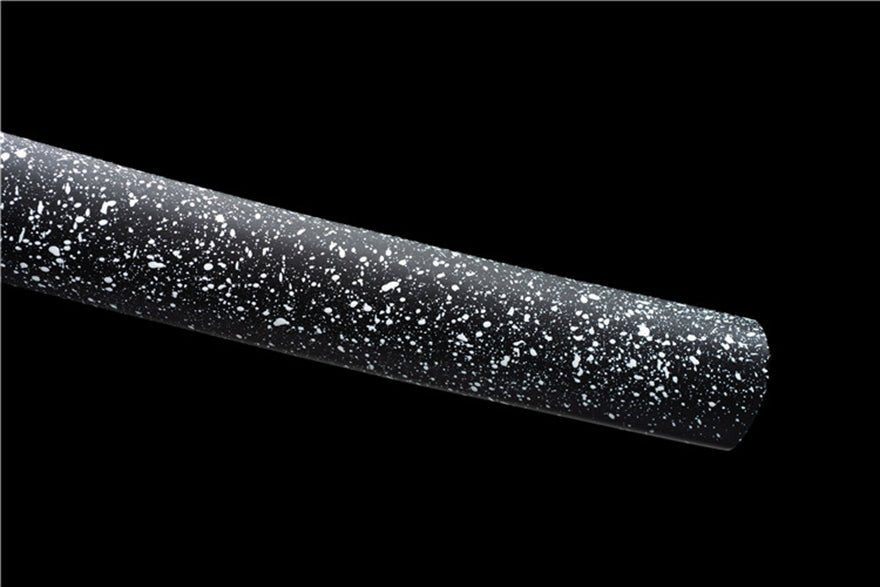 Katana Eagle Eye Damascus Folded Steel Black Blade 鷹眼 | KatanaSwordArt Katana For Sale