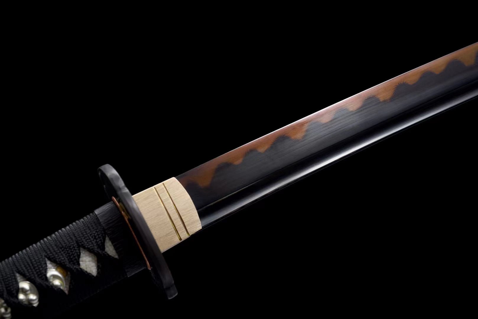 Katana Fuxi Damascus Folded Clay Tempered Fire Blade 伏羲 | KatanaSwordArt Katana For Sale 2025