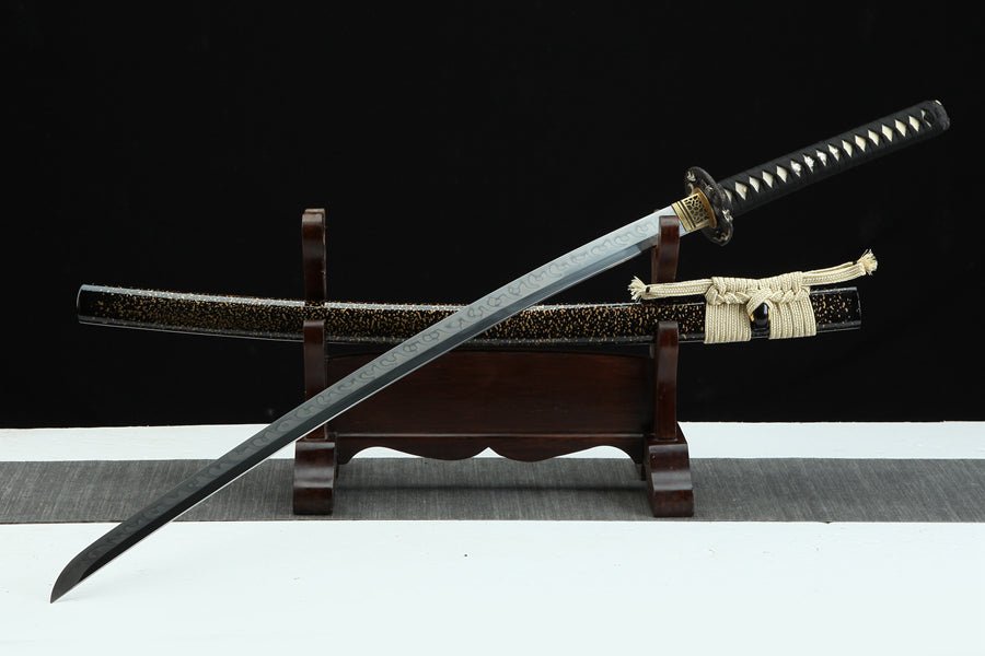 Katana Gold Dragon Cloud T10 Clay Tempered Blade 金龍 | KatanaSwordArt Katana For Sale 2025