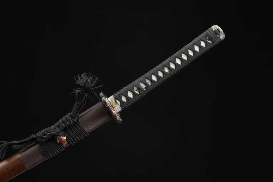 Katana Golden Aster Damascus Folded Wenge 金菊 | KatanaSwordArt Katana For Sale 2025