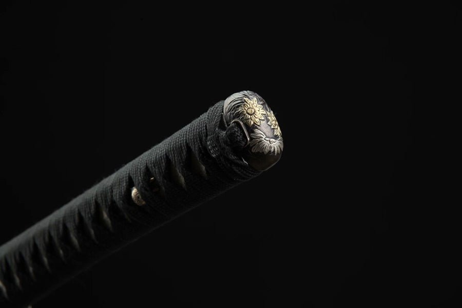 Katana Golden Aster Damascus Folded Wenge 金菊 | KatanaSwordArt Katana For Sale 2025