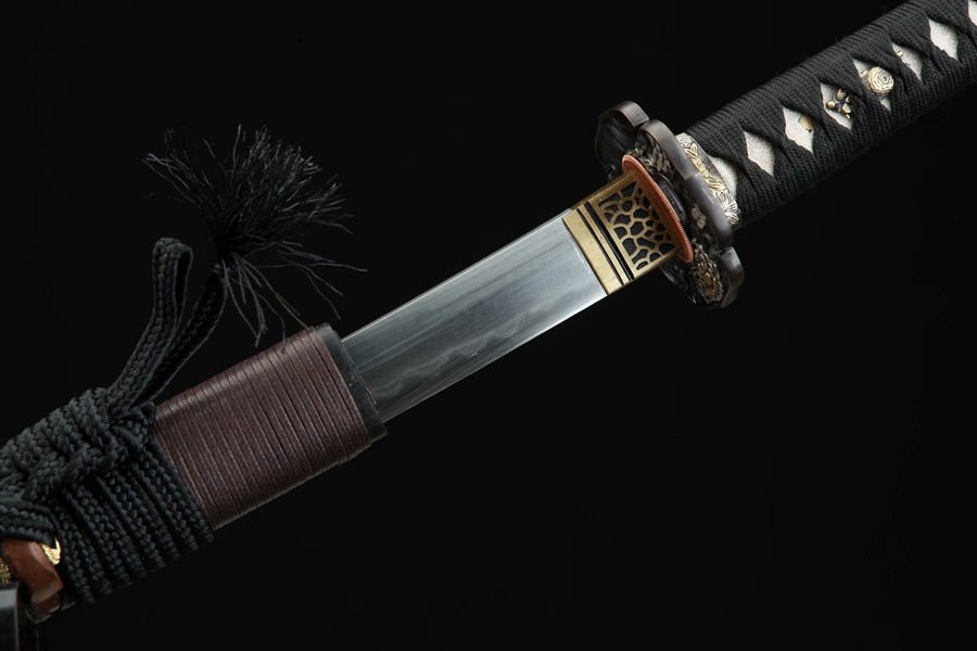 Katana Golden Aster Damascus Folded Wenge 金菊 | KatanaSwordArt Katana For Sale 2025