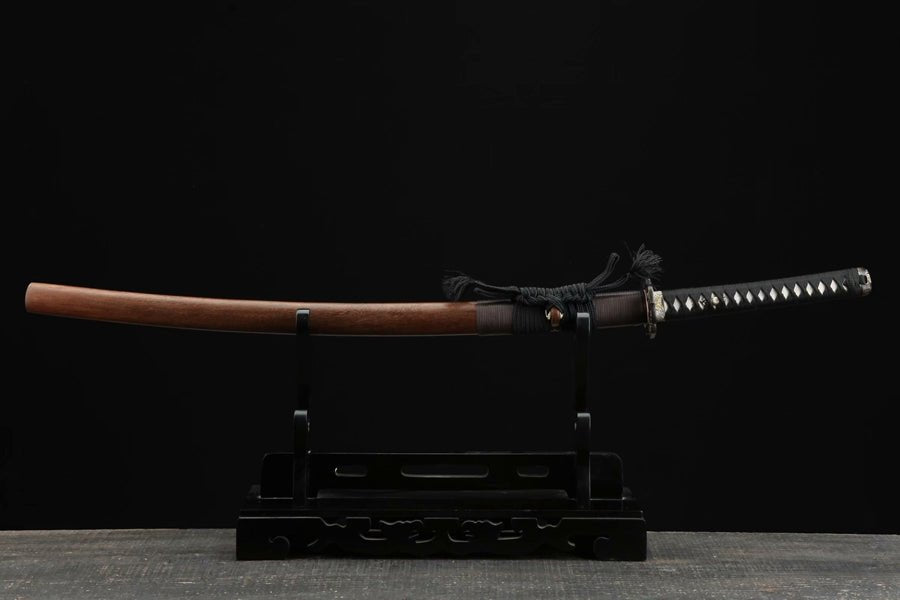 Katana Golden Aster Damascus Folded Wenge 金菊 | KatanaSwordArt Katana For Sale 2025