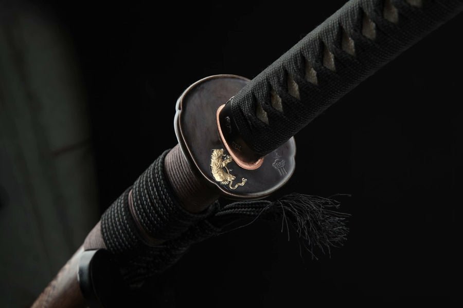 Katana Golden Bodhisattva Damascus Steel Clay Tempered 觀自在 | KatanaSwordArt Katana For Sale 2025