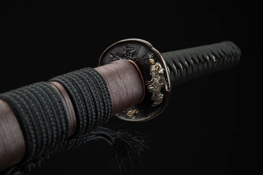 Katana Golden Bodhisattva Damascus Steel Clay Tempered 觀自在 | KatanaSwordArt Katana For Sale 2025