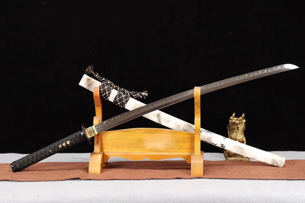 Katana Gongben T10 Clay Tempered White Saya 宮本君 | KatanaSwordArt Katana For Sale 2025