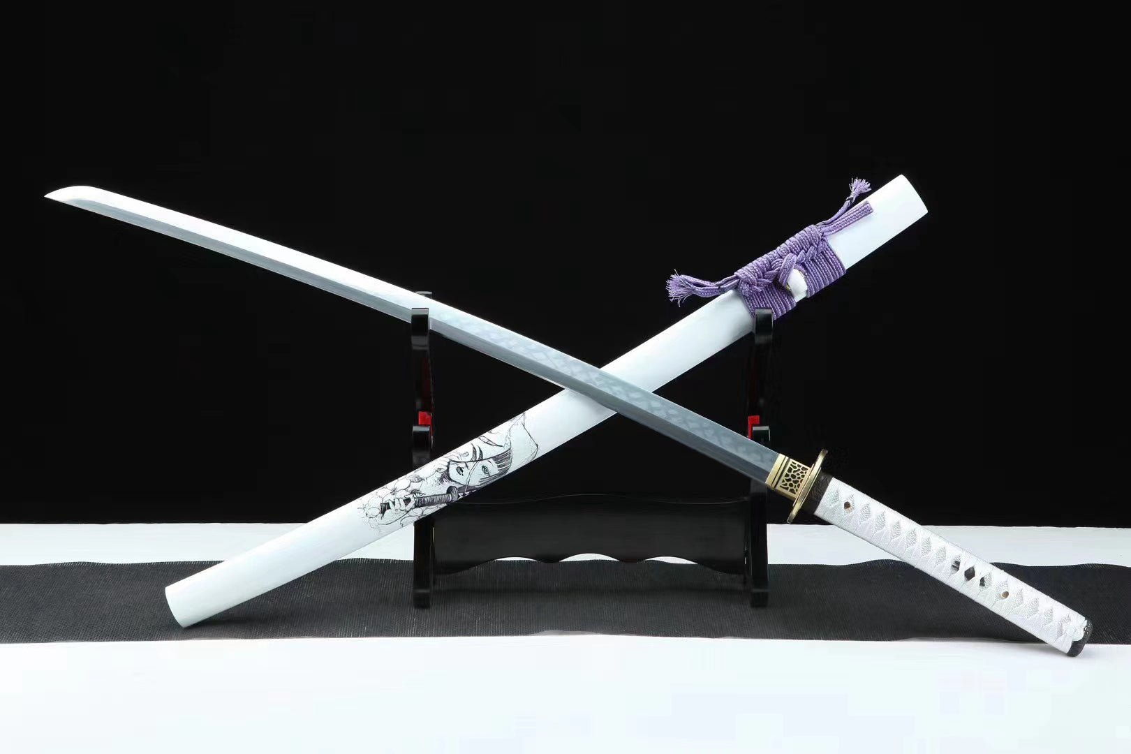 Katana Guimei T10 Clay Tempered White Saya 鬼魅 | KatanaSwordArt Katana For Sale 2025