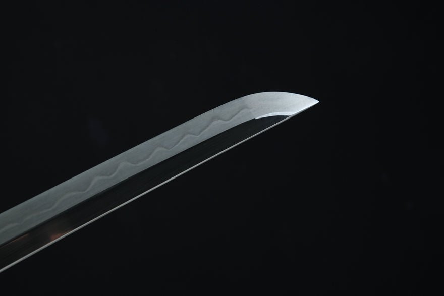 Katana Hane T10 High Carbon Steel Black Saya 千羽 | KatanaSwordArt Katana For Sale