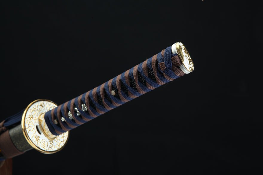 Katana Hane T10 High Carbon Steel Black Saya 千羽 | KatanaSwordArt Katana For Sale