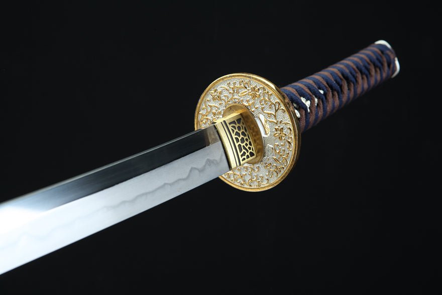 Katana Hane T10 High Carbon Steel Black Saya 千羽 | KatanaSwordArt Katana For Sale