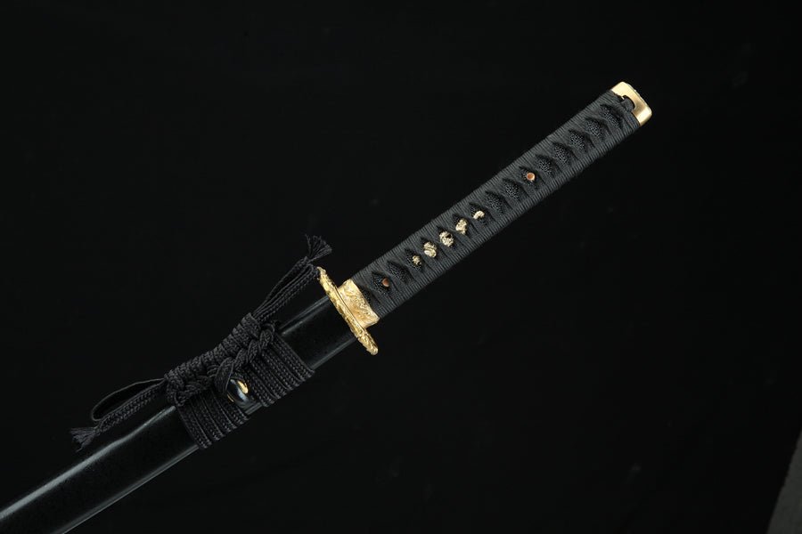 Katana Heilong T10 Clay Tempered Black Saya 黑龍 | KatanaSwordArt Katana For Sale 2025