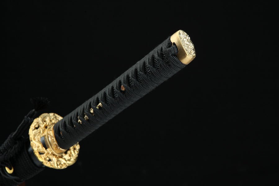 Katana Heilong T10 Clay Tempered Black Saya 黑龍 | KatanaSwordArt Katana For Sale 2025