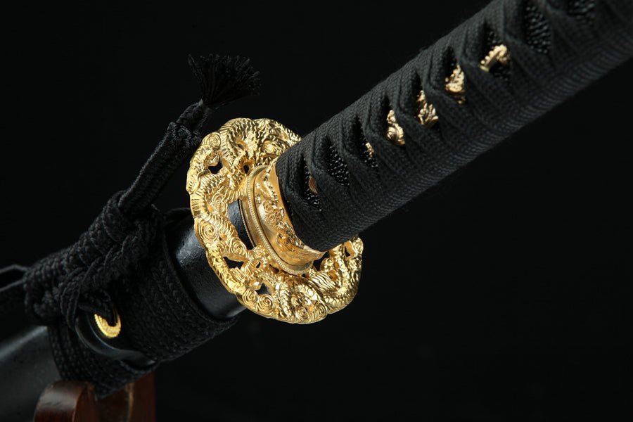 Katana Heilong T10 Clay Tempered Black Saya 黑龍 | KatanaSwordArt Katana For Sale 2025