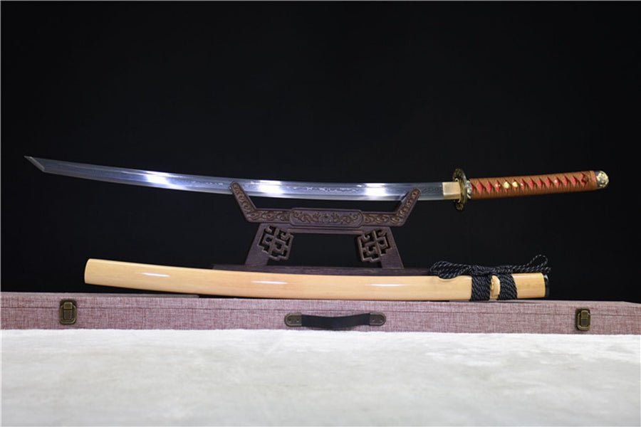 Katana Huancheng Damascus Folded Wood Saya 環城 | KatanaSwordArt Katana For Sale 2025