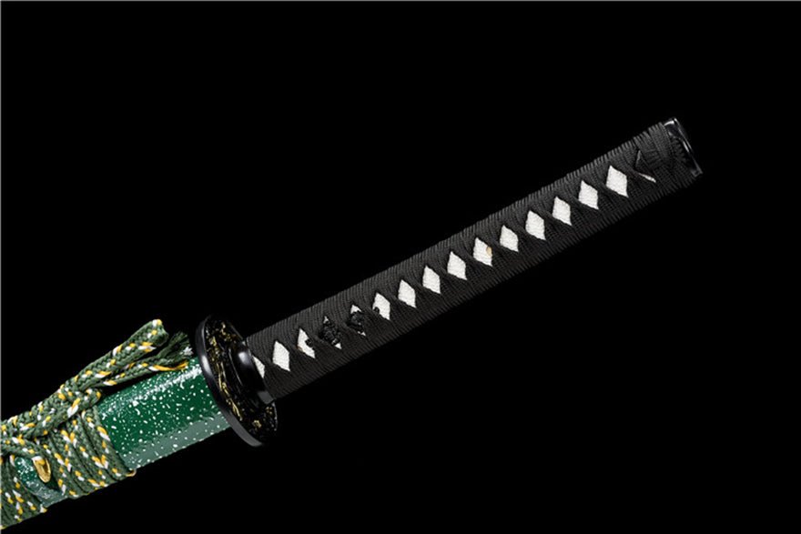 Katana Huanying Damascus Folded Black Saya 幻影 | KatanaSwordArt Katana For Sale 2025