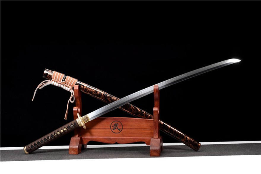 Katana Jialuo T10 Clay Tempered Red Saya 伽羅 | KatanaSwordArt Katana For Sale 2025