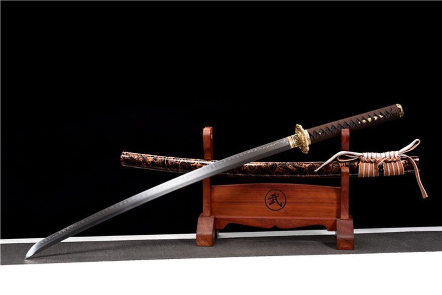 Katana Jialuo T10 Clay Tempered Red Saya 伽羅 | KatanaSwordArt Katana For Sale 2025