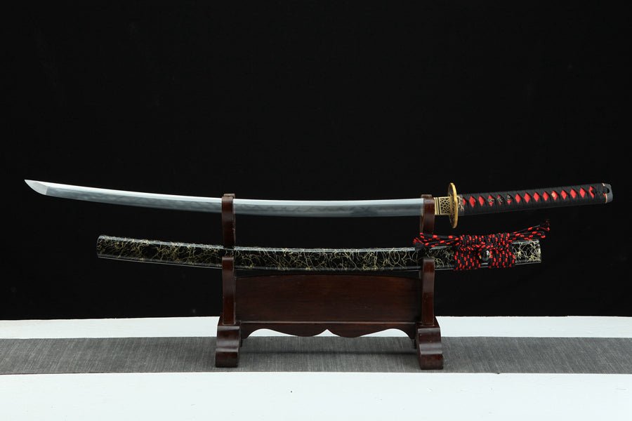 Katana Jiaochadao T10 Clay Tempered Marbling Saya 交叉道 | KatanaSwordArt Katana For Sale 2025