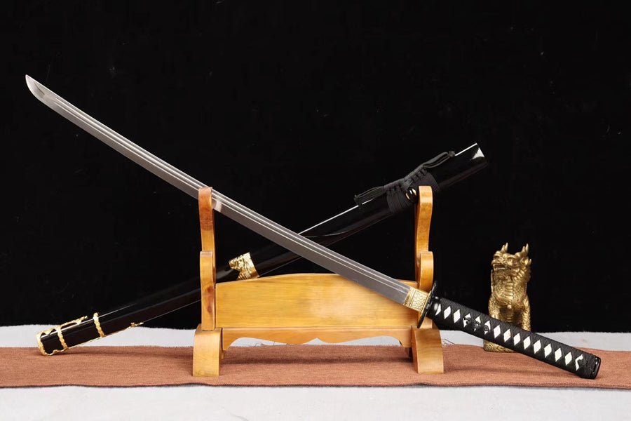 Katana Jifeng Manganese Steel Black 疾風 | KatanaSwordArt Katana For Sale 2025