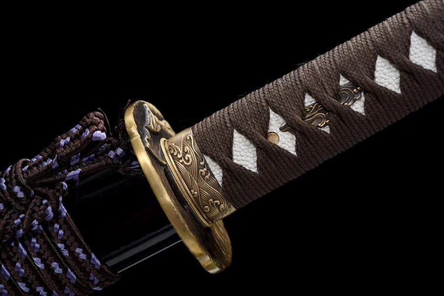 Katana Jinju T10 Clay Tempered Chrysanthemum Saya 錦菊 | KatanaSwordArt Katana For Sale 2025