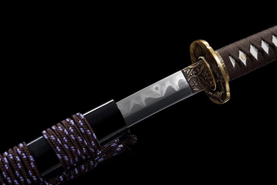 Katana Jinju T10 Clay Tempered Chrysanthemum Saya 錦菊 | KatanaSwordArt Katana For Sale 2025