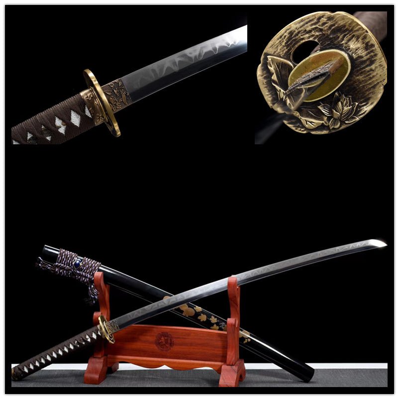 Katana Jinju T10 Clay Tempered Chrysanthemum Saya 錦菊 | KatanaSwordArt Katana For Sale 2025